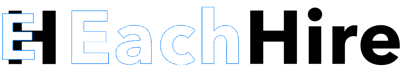 EachHire White Logo