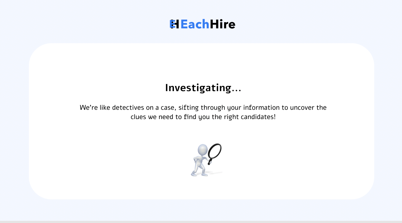 EachHire investigating your job requirements
